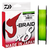 Daiwa X8 J-Braid 20LB 150m Braid Chartreuse - ReelsDeal Fishing Sale NZ