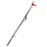 Surfcasting Rod Holder / Beach Spike 120cm - Galvanized Steel Surf Fishing Rod Stand