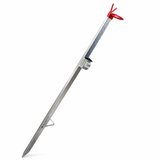 Surfcasting Rod Holder / Beach Spike 120cm - Galvanized Steel Surf Fishing Rod Stand