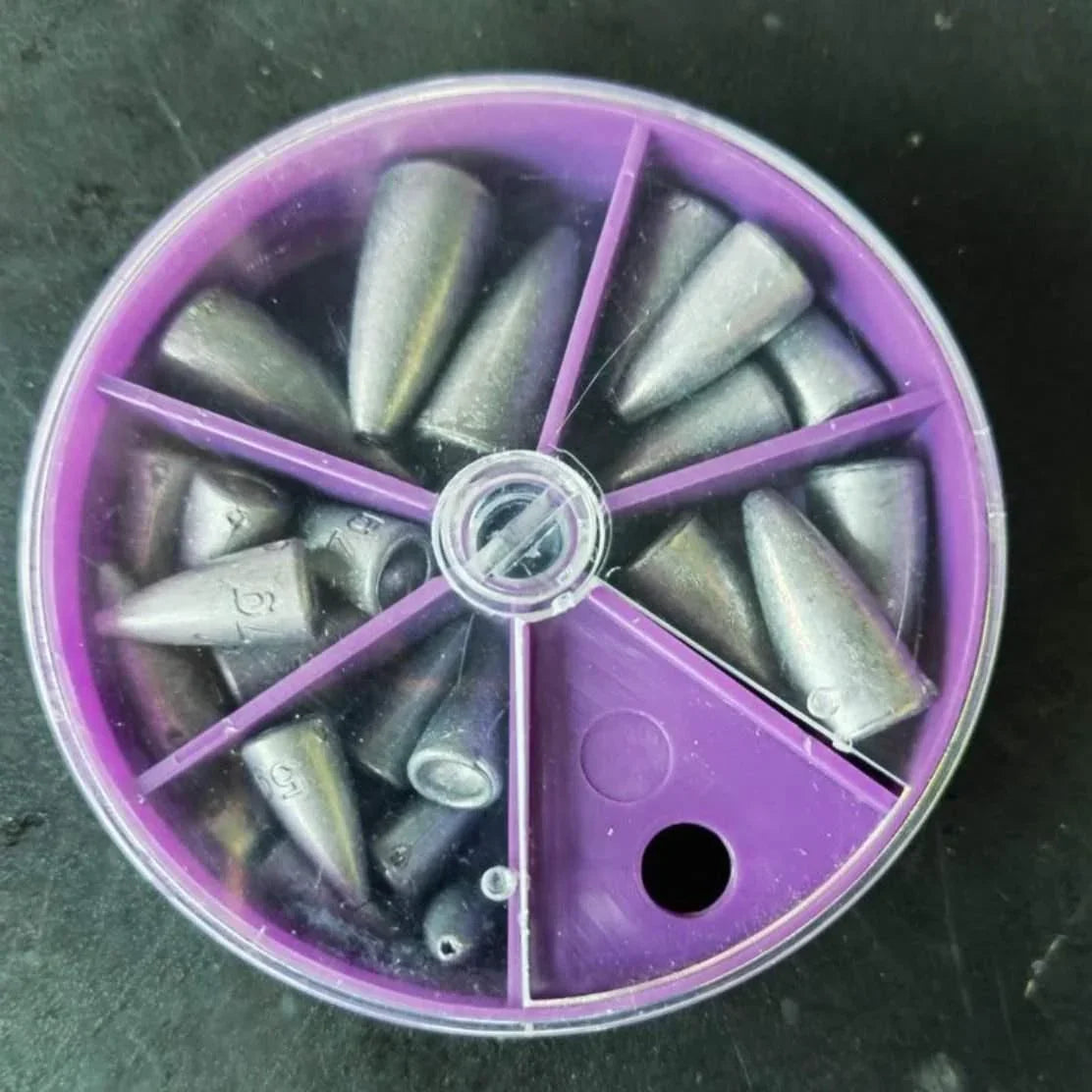 Bullet sinker jig head mixed weight 24pcs/Box - ReelsDeal Fishing Sale NZ