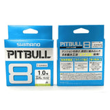 Shimano Pitbull 8 1.0# 22LB Braid 150m Green - ReelsDeal Fishing Sale NZ