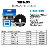 Shimano Pitbull 8 1.2# 27LB Braid 150m Green - ReelsDeal Fishing Sale NZ - NZ's 1st fishing discount shop