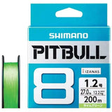 Shimano Pitbull 8 1.2# 27LB Braid 150m Green - ReelsDeal Fishing Sale NZ - NZ's 1st fishing discount shop