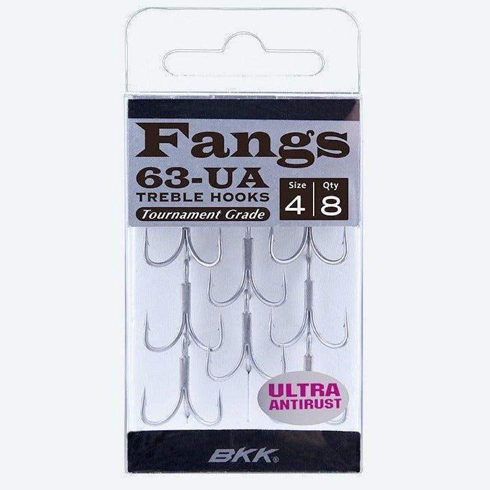 BKK FANGS 63-UA Treble Hook - ReelsDeal Fishing Sale NZ