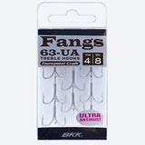 BKK FANGS 63-UA Treble Hook - ReelsDeal Fishing Sale NZ