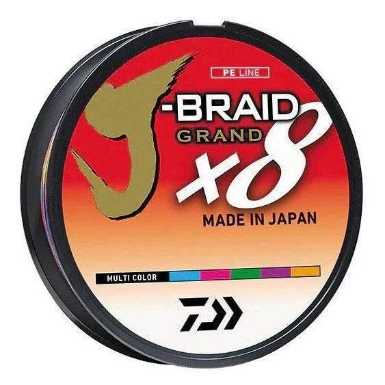 Daiwa X8 J-Braid Grand Fishing Braid 10lb 0.06mm 150M chartreuse - ReelsDeal Fishing Sale NZ