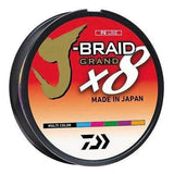Daiwa X8 J-Braid Grand Fishing Braid 10lb 0.06mm 150M chartreuse - ReelsDeal Fishing Sale NZ