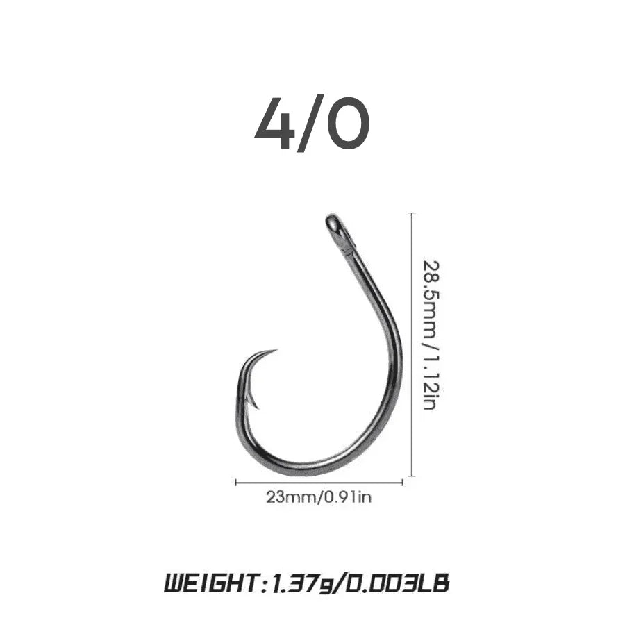 1st fish hooks 3X Strong Heavy Demon Circle Hook – ReelsDeal Fishing Sale NZ