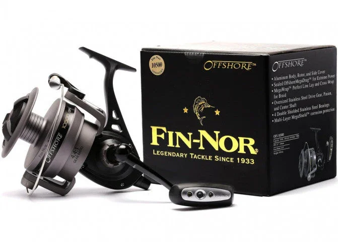 fin nor biscayne fs50 spinning fishing reel Fin-Nor Offshore 10500 Spin Reel With High quality X8 Braid – ReelsDeal Fishing Sale NZ