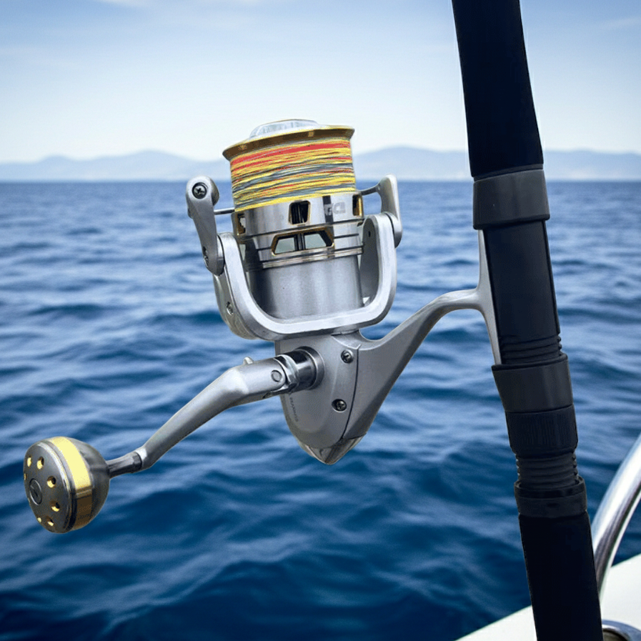 Metal Frame GEAC 6000 Spinning Reel