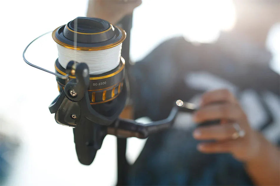 Daiwa BG 16 6500 Spinning Reel with braid - ReelsDeal Fishing Sale NZ